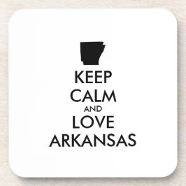 カスタマイズ保可能なCALM and LOVE ARKANSAS コースター