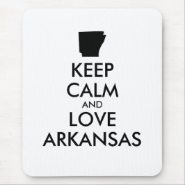 カスタマイズ保可能なCALM and LOVE ARKANSAS マウスパッド
