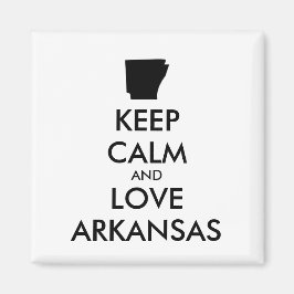 カスタマイズ保可能なCALM and LOVE ARKANSAS マグネット