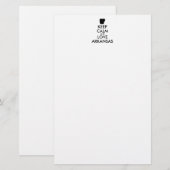 カスタマイズ保可能なCALM and LOVE ARKANSAS 便箋 (正面/裏面)