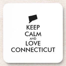 カスタマイズ保可能なCALM and LOVE CONNECTICUT コースター