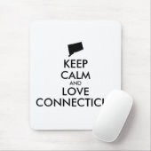 カスタマイズ保可能なCALM and LOVE CONNECTICUT マウスパッド (マウス)