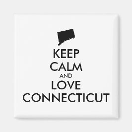 カスタマイズ保可能なCALM and LOVE CONNECTICUT マグネット
