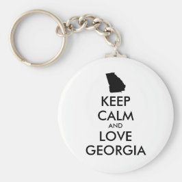 カスタマイズ保可能なCALM and LOVE GEORGIA キーホルダー