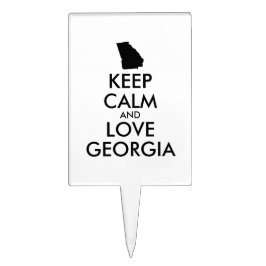 カスタマイズ保可能なCALM and LOVE GEORGIA ケーキピック