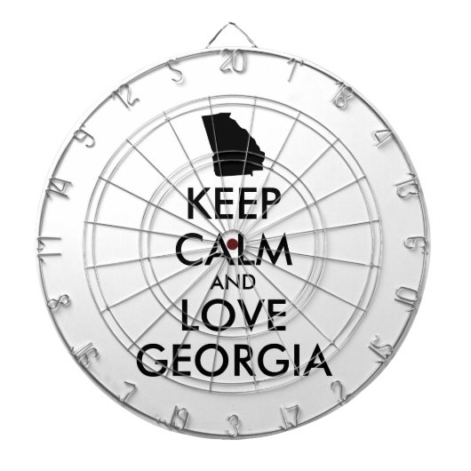 カスタマイズ保可能なCALM and LOVE GEORGIA ダーツボード (正面)