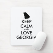 カスタマイズ保可能なCALM and LOVE GEORGIA マウスパッド (マウス)
