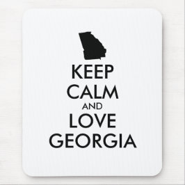 カスタマイズ保可能なCALM and LOVE GEORGIA マウスパッド