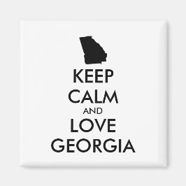 カスタマイズ保可能なCALM and LOVE GEORGIA マグネット
