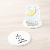 カスタマイズ保可能なCALM and LOVE HAWAII コースター (側面)