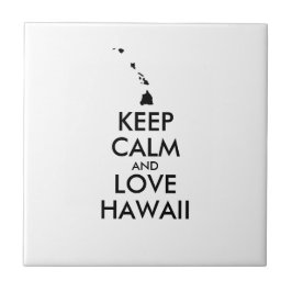 カスタマイズ保可能なCALM and LOVE HAWAII タイル