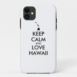 カスタマイズ保可能なCALM and LOVE HAWAII iPhone 11 ケース