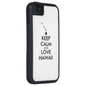 カスタマイズ保可能なCALM and LOVE HAWAII Case-Mate iPhoneケース (裏面/右)