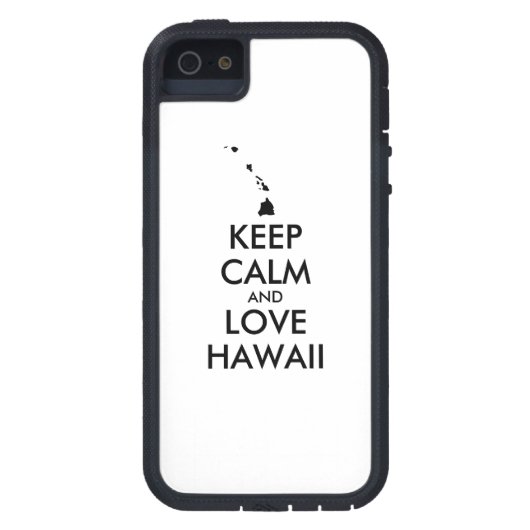 カスタマイズ保可能なCALM and LOVE HAWAII Case-Mate iPhoneケース (裏面)