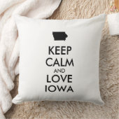 カスタマイズ保可能なCALM AND LOVE IOWA クッション (ブランケット)