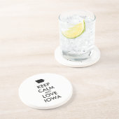 カスタマイズ保可能なCALM AND LOVE IOWA コースター (側面)