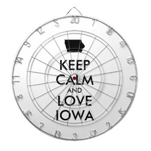 カスタマイズ保可能なCALM AND LOVE IOWA ダーツボード