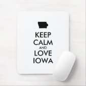 カスタマイズ保可能なCALM AND LOVE IOWA マウスパッド (マウス)
