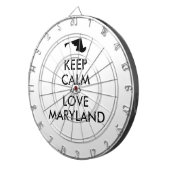 カスタマイズ保可能なCALM and LOVE MARYLAND ダーツボード (正面右)