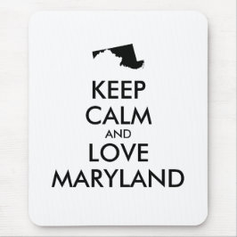 カスタマイズ保可能なCALM and LOVE MARYLAND マウスパッド