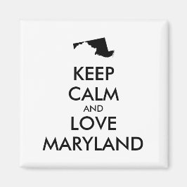 カスタマイズ保可能なCALM and LOVE MARYLAND マグネット
