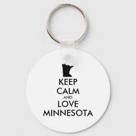 カスタマイズ保可能なCALM and LOVE MINNESOTA キーホルダー