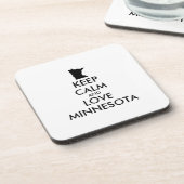 カスタマイズ保可能なCALM and LOVE MINNESOTA コースター (左側)