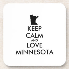 カスタマイズ保可能なCALM and LOVE MINNESOTA コースター