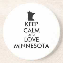 カスタマイズ保可能なCALM and LOVE MINNESOTA コースター