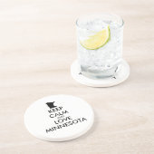 カスタマイズ保可能なCALM and LOVE MINNESOTA コースター (側面)