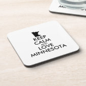 カスタマイズ保可能なCALM and LOVE MINNESOTA コースター (左側)