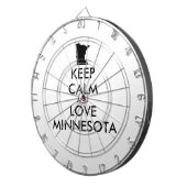 カスタマイズ保可能なCALM and LOVE MINNESOTA ダーツボード (正面右)