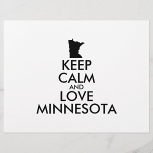 カスタマイズ保可能なCALM and LOVE MINNESOTA チラシ
