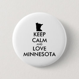 カスタマイズ保可能なCALM and LOVE MINNESOTA 缶バッジ