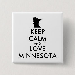 カスタマイズ保可能なCALM and LOVE MINNESOTA 缶バッジ