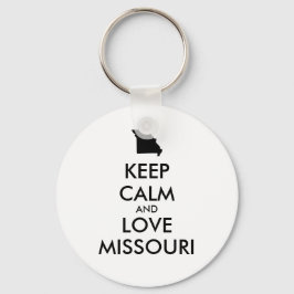カスタマイズ保可能なCALM AND LOVE MISSOURI キーホルダー