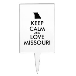 カスタマイズ保可能なCALM AND LOVE MISSOURI ケーキピック