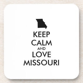 カスタマイズ保可能なCALM AND LOVE MISSOURI コースター