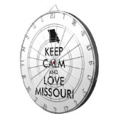 カスタマイズ保可能なCALM AND LOVE MISSOURI ダーツボード (正面右)