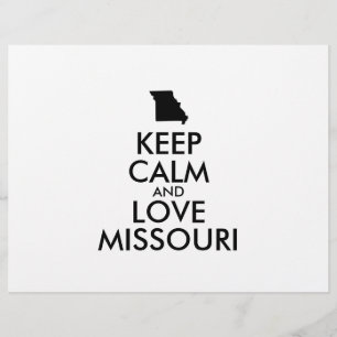 カスタマイズ保可能なCALM AND LOVE MISSOURI チラシ