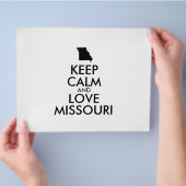 カスタマイズ保可能なCALM AND LOVE MISSOURI チラシ (手)