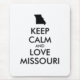 カスタマイズ保可能なCALM AND LOVE MISSOURI マウスパッド