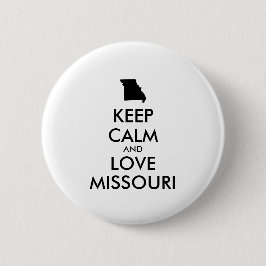 カスタマイズ保可能なCALM AND LOVE MISSOURI 缶バッジ