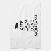 カスタマイズ保可能なCALM and LOVE MONTANA キッチンタオル (縦)
