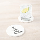 カスタマイズ保可能なCALM AND LOVE NEBRASKA コースター (側面)