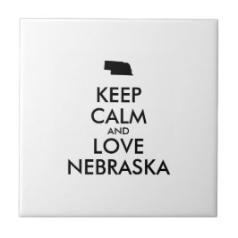 カスタマイズ保可能なCALM AND LOVE NEBRASKA タイル