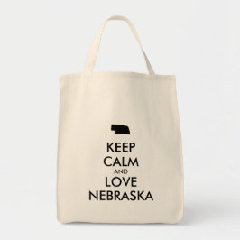 カスタマイズ保可能なCALM AND LOVE NEBRASKA トートバッグ