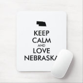 カスタマイズ保可能なCALM AND LOVE NEBRASKA マウスパッド (マウス)