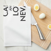 カスタマイズ保可能なCALM and LOVE NEVADA キッチンタオル (四つ折り)