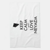 カスタマイズ保可能なCALM and LOVE NEVADA キッチンタオル (縦)